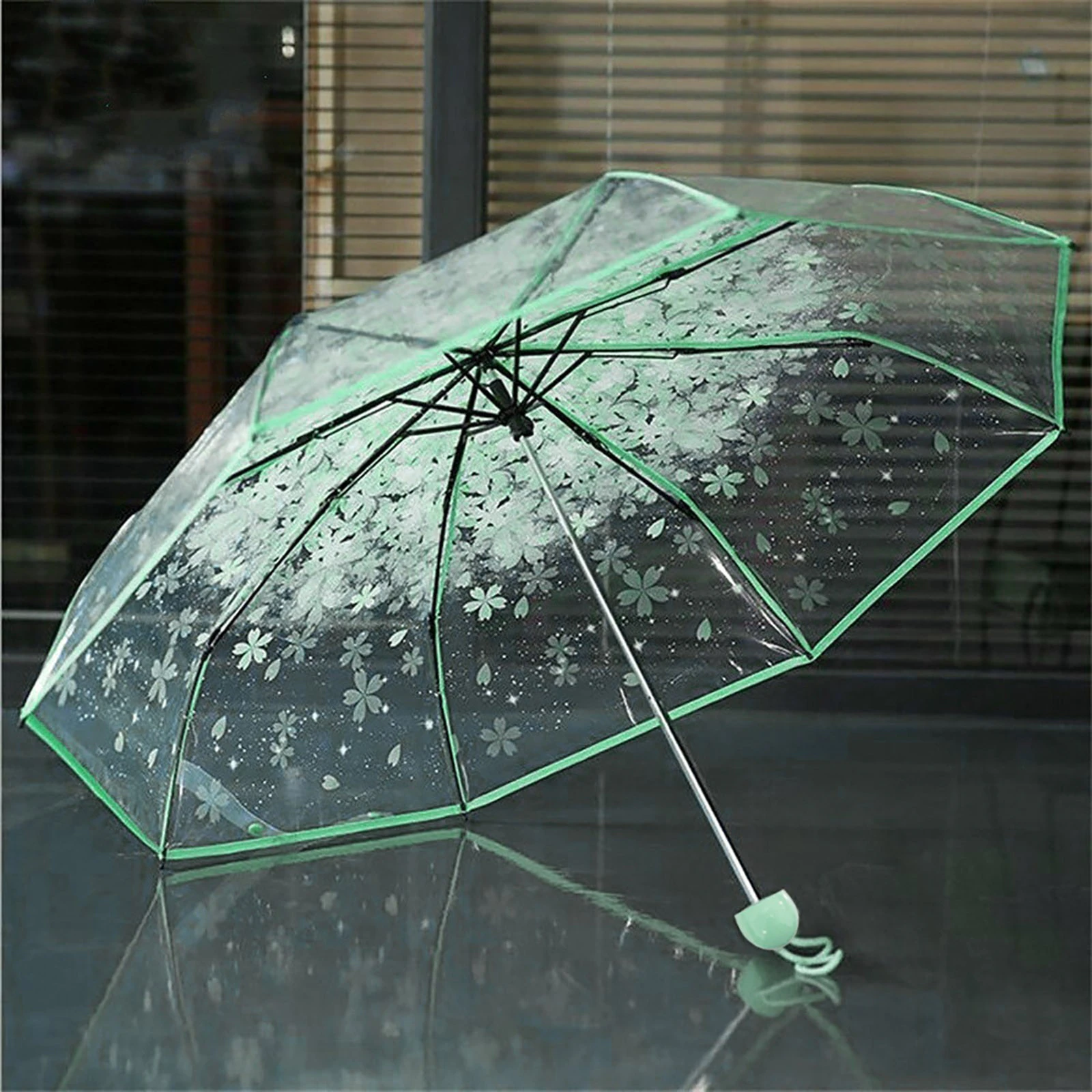 parapluie Sakura vert