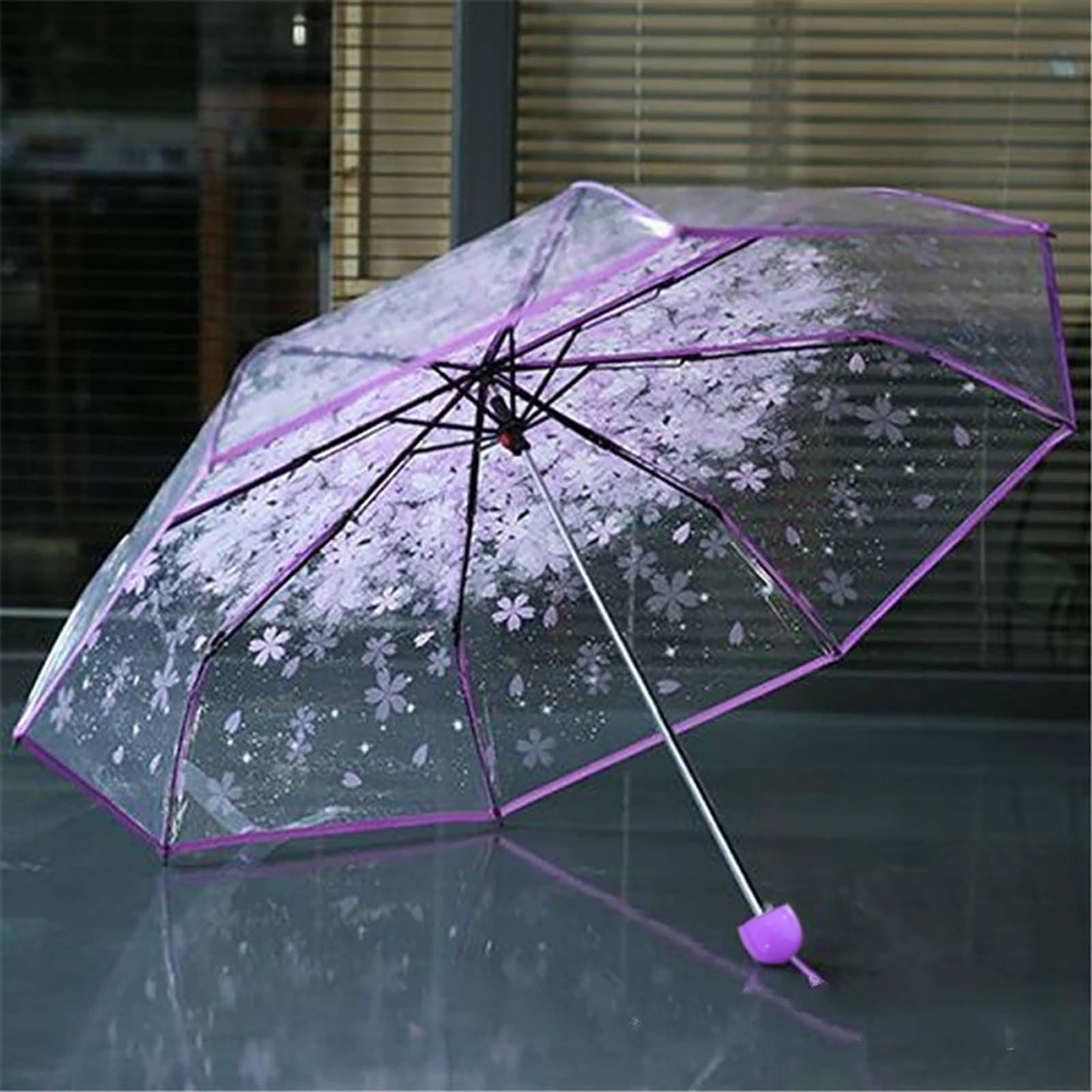 parapluie Sakura violet