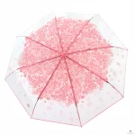 Parapluie élégant femme sakura dos Parapluie élégant femme sakura dos