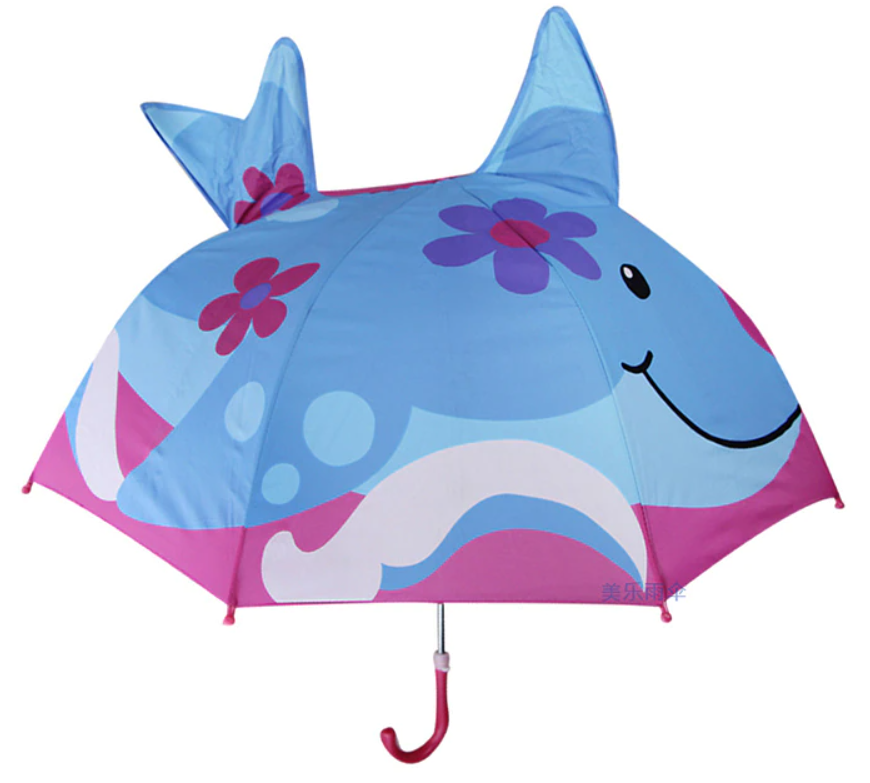 Parapluie enfant 3D baleine
