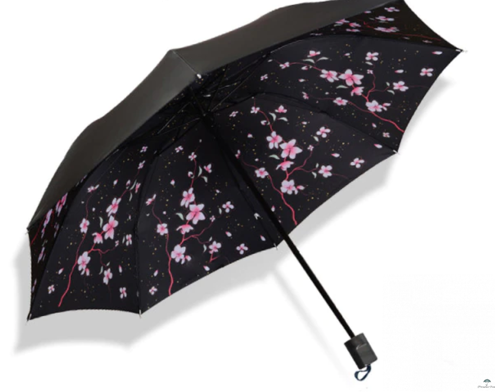 Parapluie fleurs Extrémité