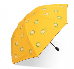 parapluie citron enfant jaune
