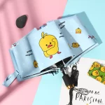 Parapluie poussin bleu Parapluie poussin bleu